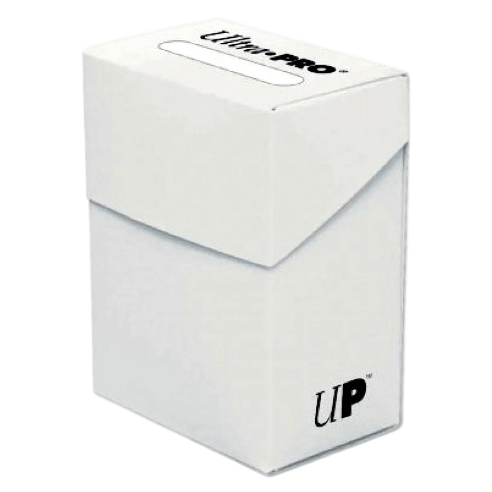 Ultra Pro 80+ Deck Box - White premium collectible